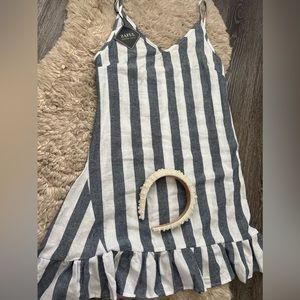 Zaful Striped Dress Size Medium